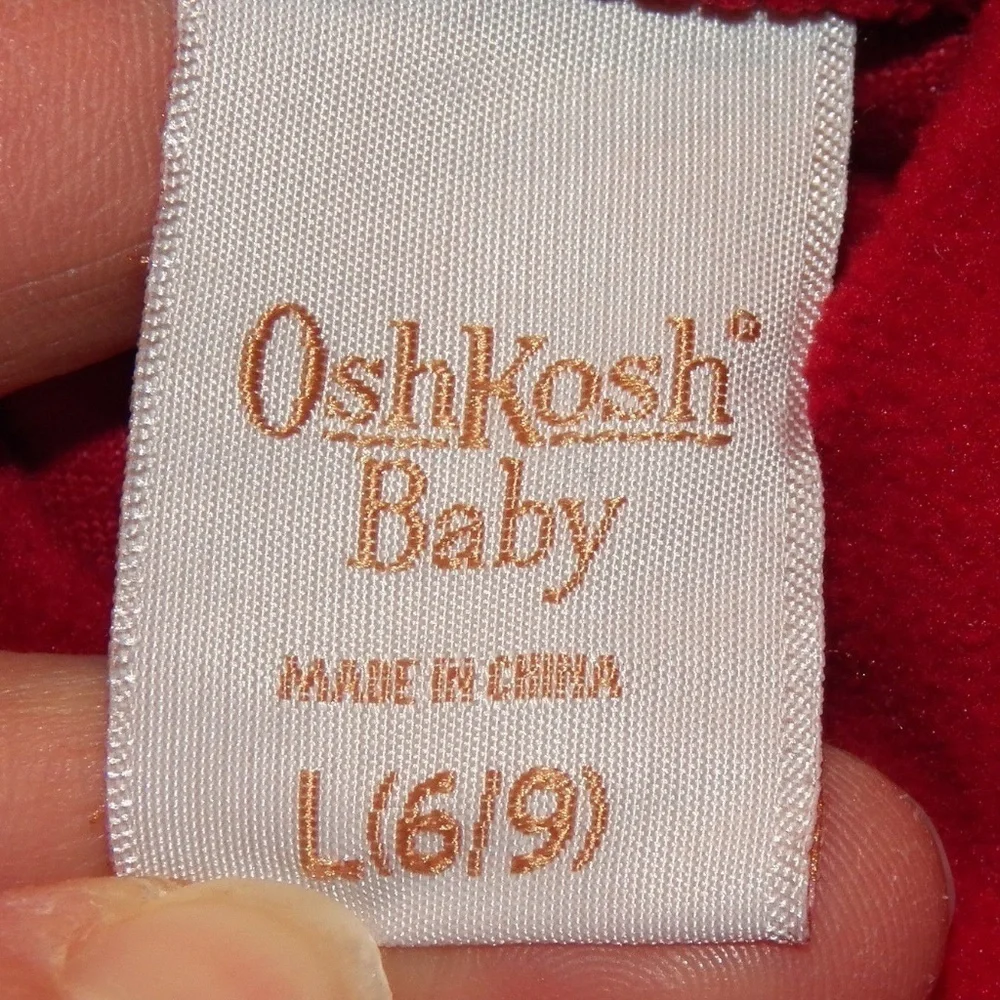 OshKosh Ladybug Infant Halloween Costume Outfit Baby 6-9 Months Red Black Wings